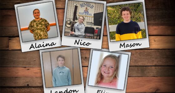 Congratulations to the BMS Fine Arts Students of the Month for November!!