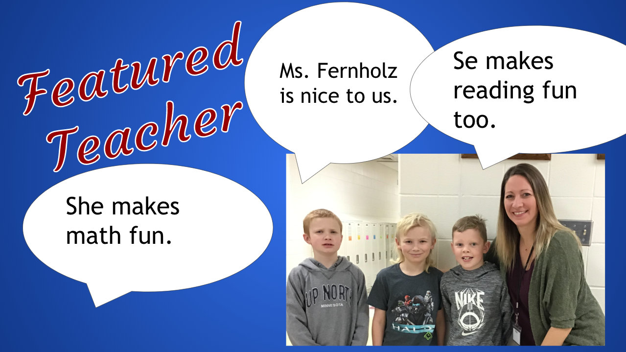 Featured Teacher – Ms. Fernholz