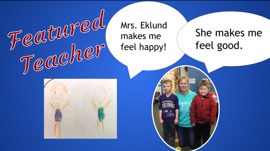 Featured Teacher: Mrs. Eklund