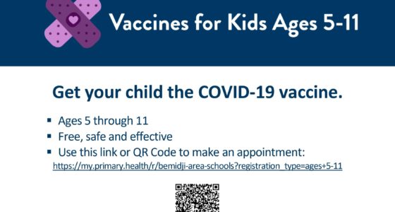 Vaccination clinic for children ages 5-11