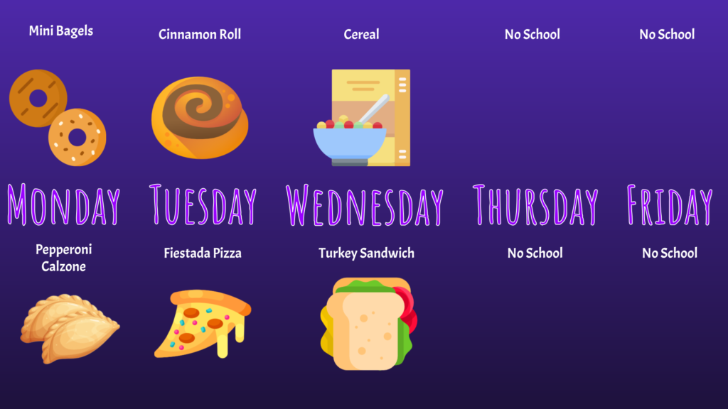 Menu – Nov. 8-10