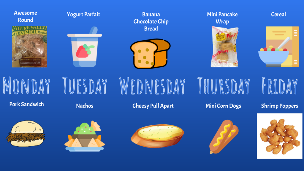Menu: March 28 – February 4