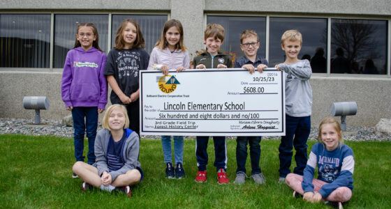 Lincoln 3rd Graders Receive Grant