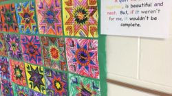 Our students show us how together we combine to make a beautiful quilt.