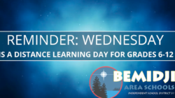 Grades 6-12: Wednesdays are distance learning days